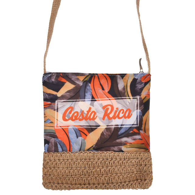 Bolsa de Cuello Plumas con Yute