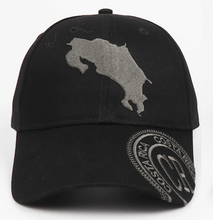 Load image into Gallery viewer, Gorra Estampada Negra con Mapa
