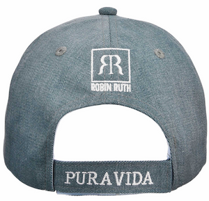 Gorra Letras Degradadas Azul