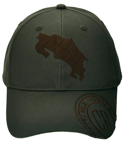 Gorra Estampada Verde con Mapa