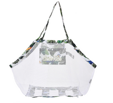Laden Sie das Bild in den Galerie-Viewer, Bolso de Playa de Malla con Bolsa para Guardar
