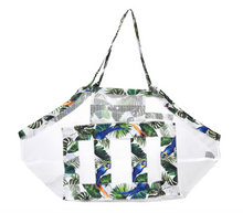 Laden Sie das Bild in den Galerie-Viewer, Bolso de Playa de Malla con Bolsa para Guardar
