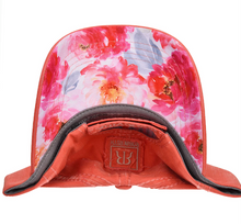Cargar imagen en el visor de la galería, Gorra Naranja Visera Floreada
