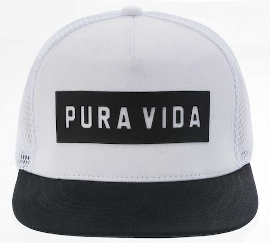 Gorra Blanca/Negra Mesh