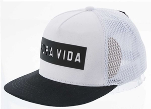 Gorra Blanca/Negra Mesh