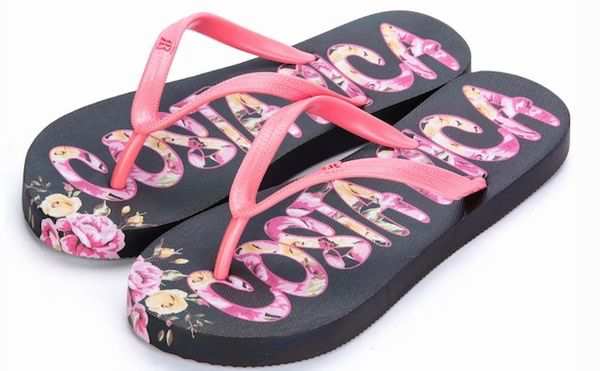 Sandalia Rosas Negra – Robin Ruth de Costa Rica