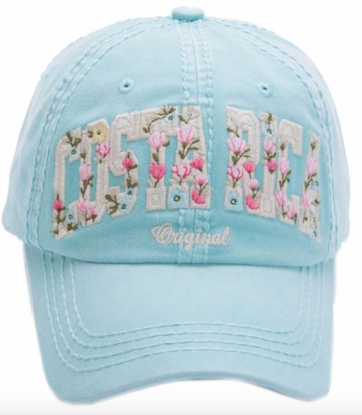 Gorra Verde Agua Bordada