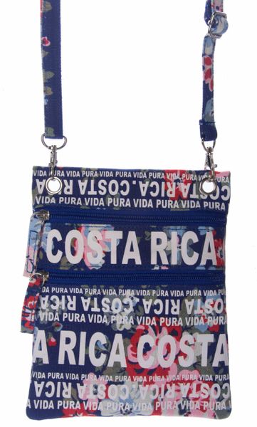 Bolsa de Cuello Flores Azul