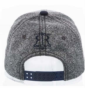 Gorra Estampada Gris/ Azul