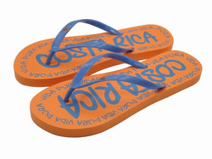 Sandalia Naranja+Azul