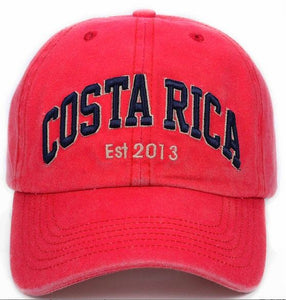 Gorra Roja Letras Azules